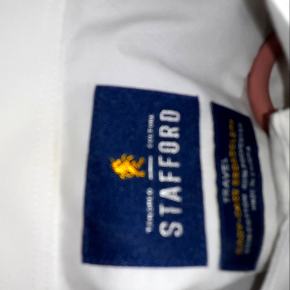 Men's white dress shirt